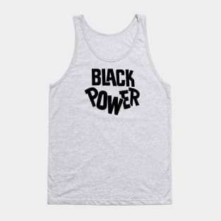 Black Power Tank Top